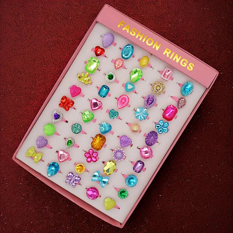 10pcs Princess Ring Set for Girls