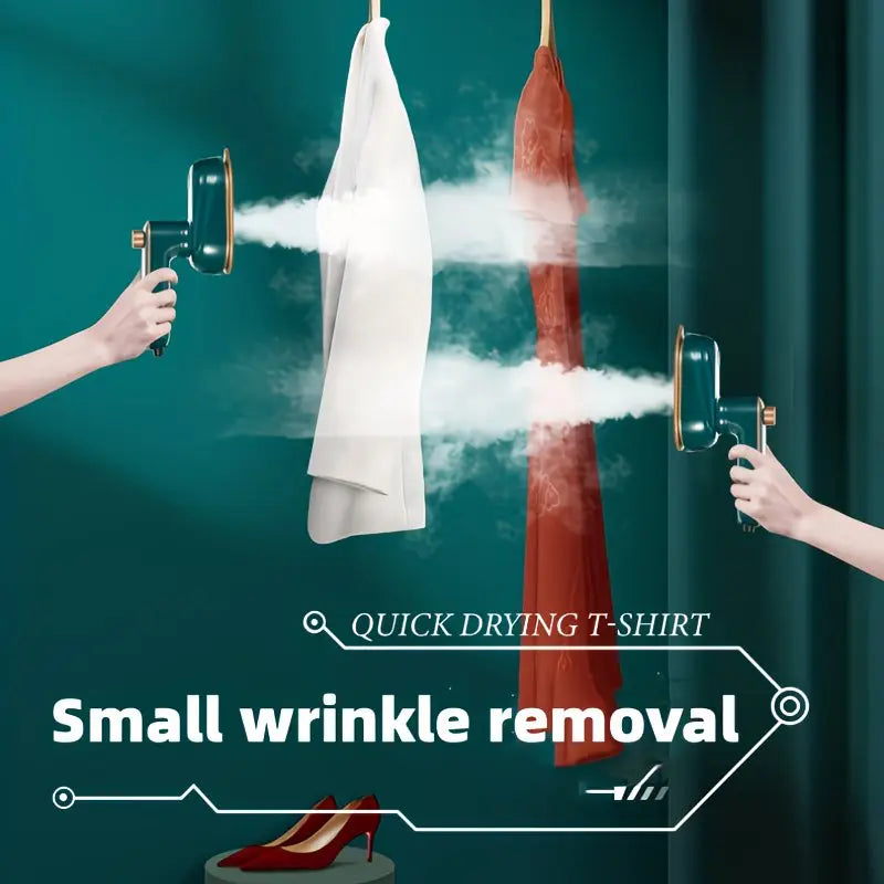 Portable Mini Steam Iron & Steamer