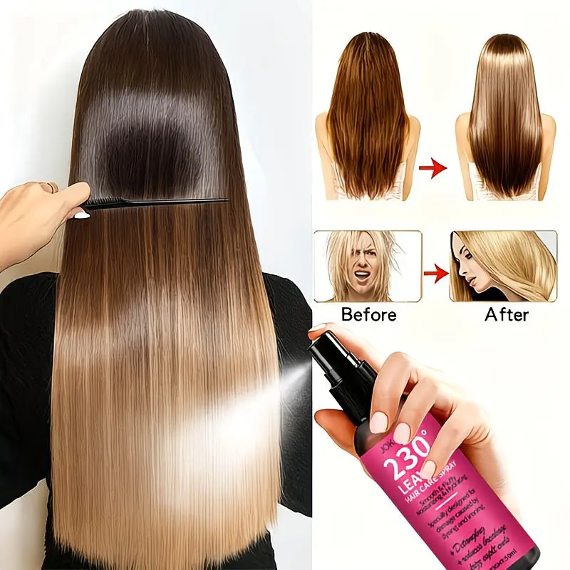 Instant Smoothing Hair Care Essential Oil Spray Smooths & Shines InOne Step