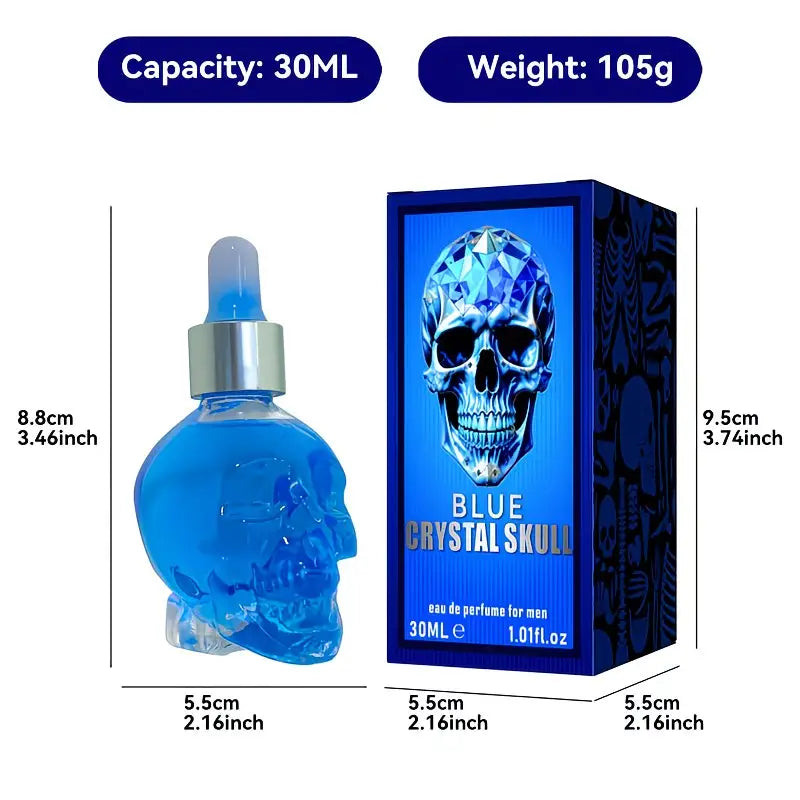 EIDE BAO Men'S Skull Crystal - Long-Lasting Scent, Crystal Skull Bottle