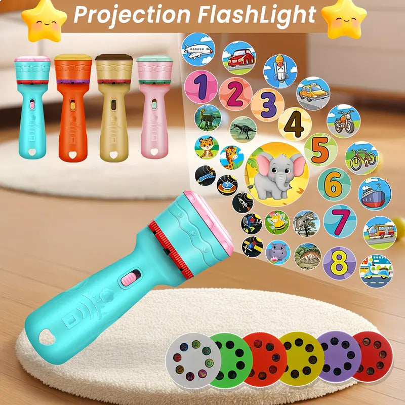 [Youngsters' Projection Toy] Interactive Learning Toy with 48 Fun Patterns