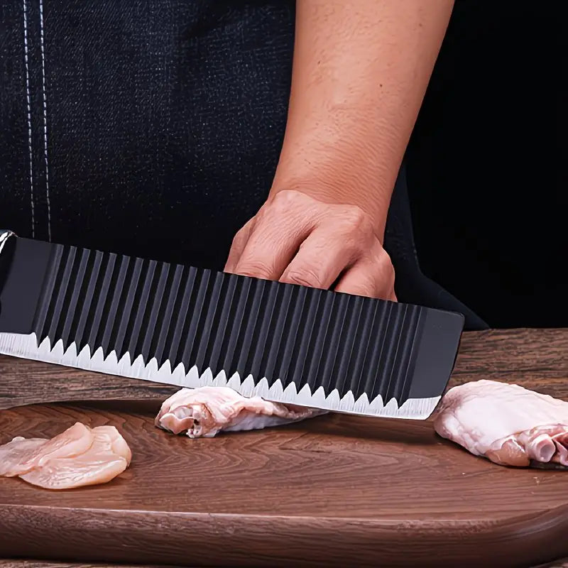 6pcs Non-Stick Coated Kitchen Knife Set