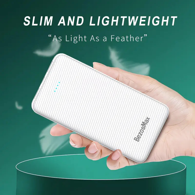 10000Mah Portable Power Bank, 22.5W PD External Battery