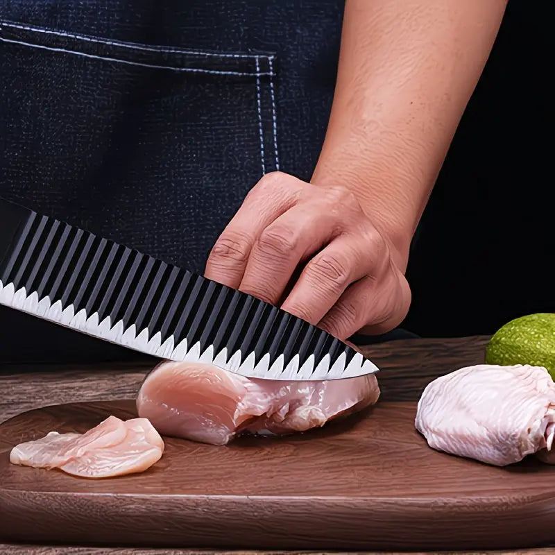 6pcs Non-Stick Coated Kitchen Knife Set