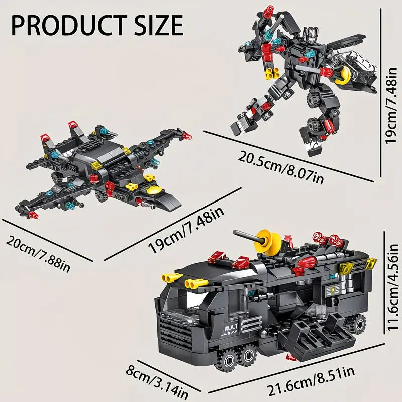 315pcs Special Forces Vehicle Building Blocks