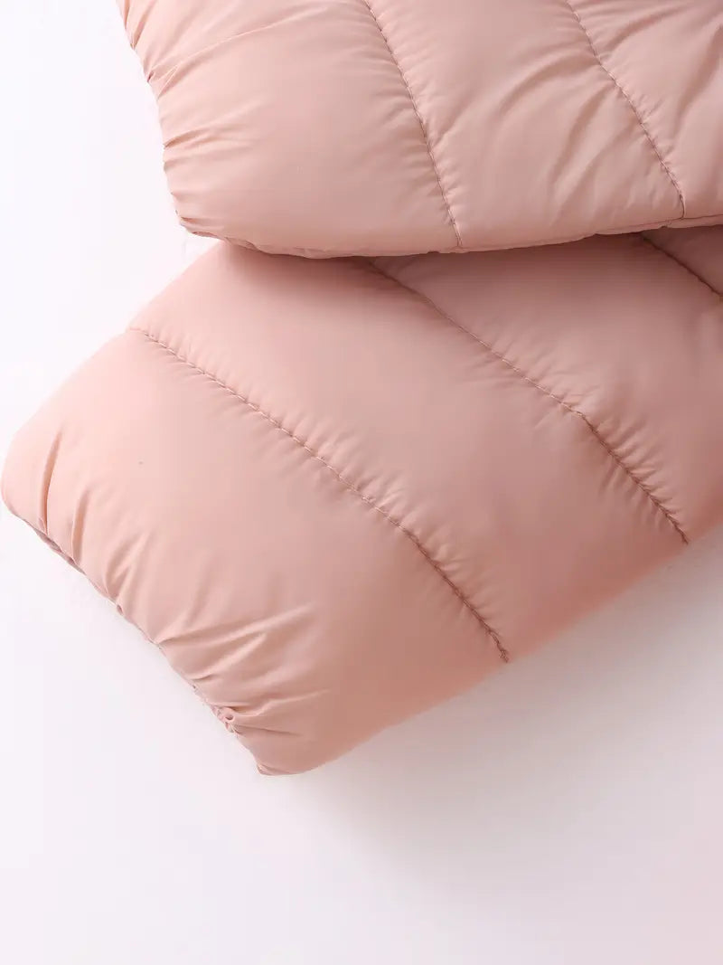 Women's Spring Slim-Fit Lightweight Warm Solid Color Jacket