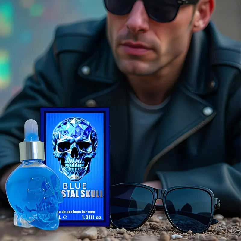 EIDE BAO Men'S Skull Crystal - Long-Lasting Scent, Crystal Skull Bottle