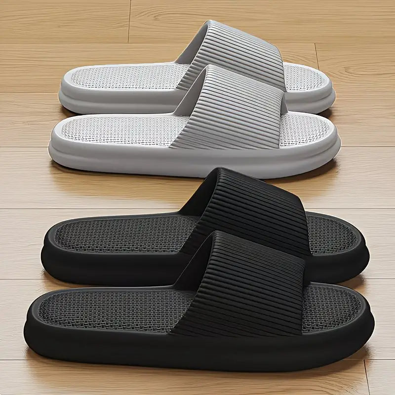 Korean-Style Platform Slippers with Thick Sole
