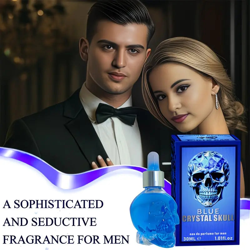 EIDE BAO Men'S Skull Crystal - Long-Lasting Scent, Crystal Skull Bottle