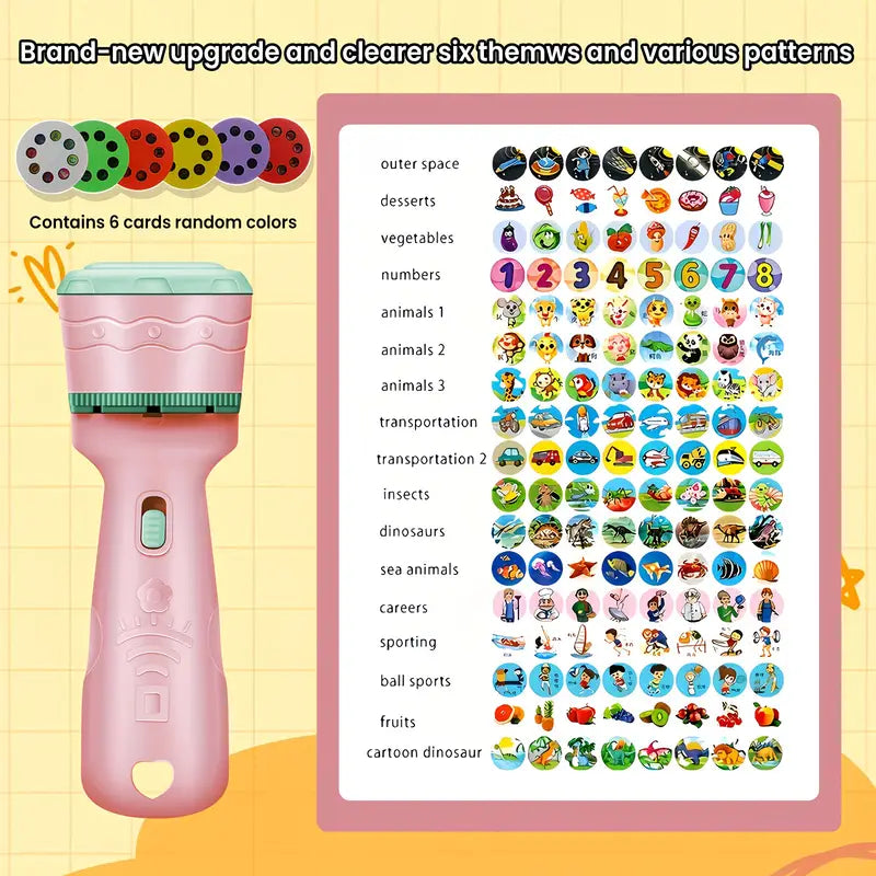 [Youngsters' Projection Toy] Interactive Learning Toy with 48 Fun Patterns