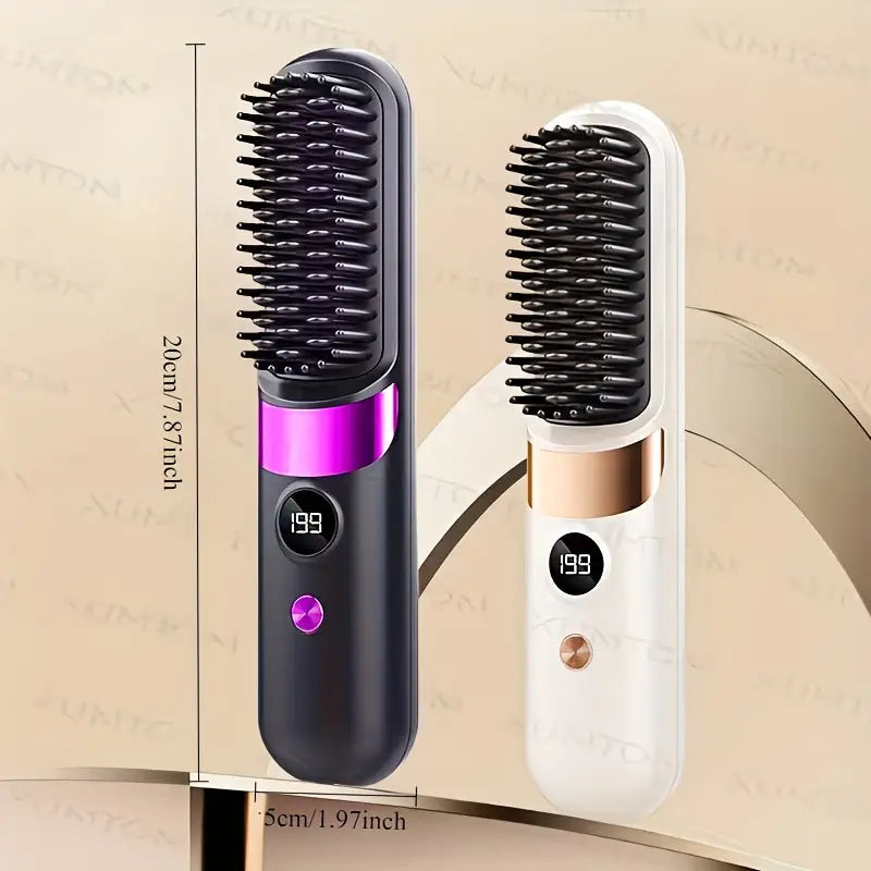 Portable Wireless Straightening Comb