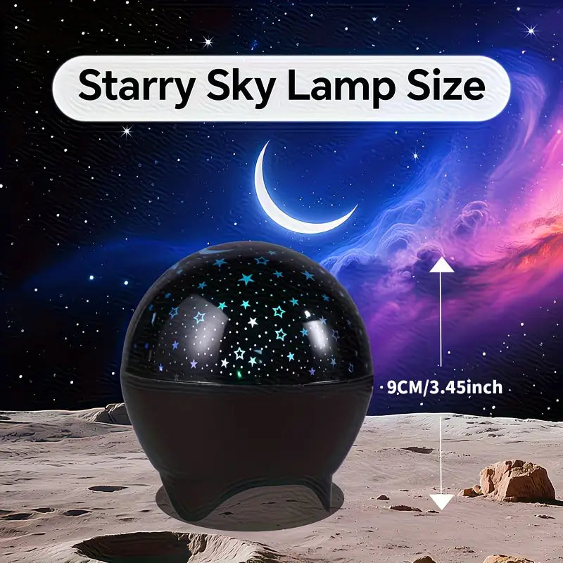 Star And Projection Lamp with 7 Colors,