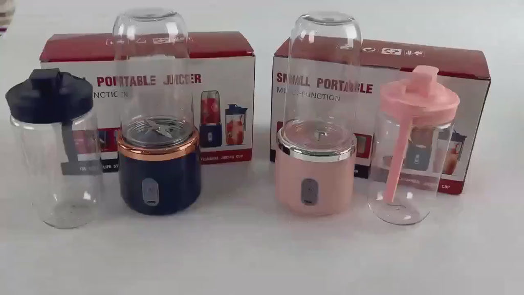 Portable 2-In-1 Blender And Juicer | 6 Blades, USB Rechargeable
