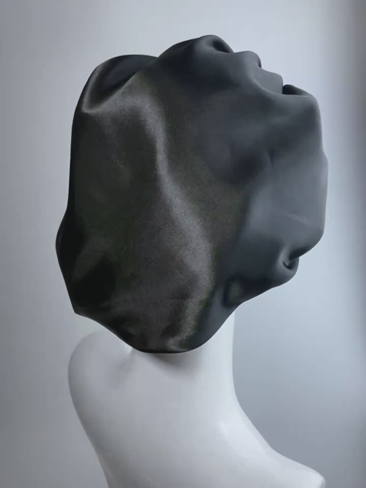 4pcs Soft & Cozy Satin Knit Beanie Caps